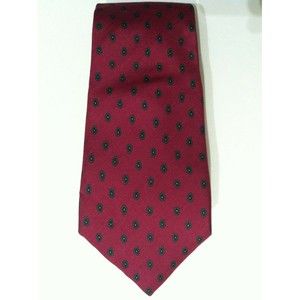 BERT PULITZER VINTAGE MENS DEEP PINK 100%SILK CLASSIC NECK TIE WIDTH: 3 3/8"